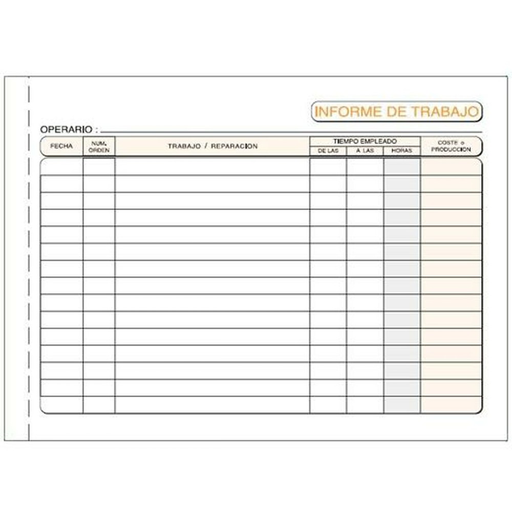 Invoice Check-book 15 x 10,5 cm (10 Units)