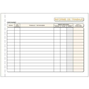 Invoice Check-book 15 x 10,5 cm (10 Units)