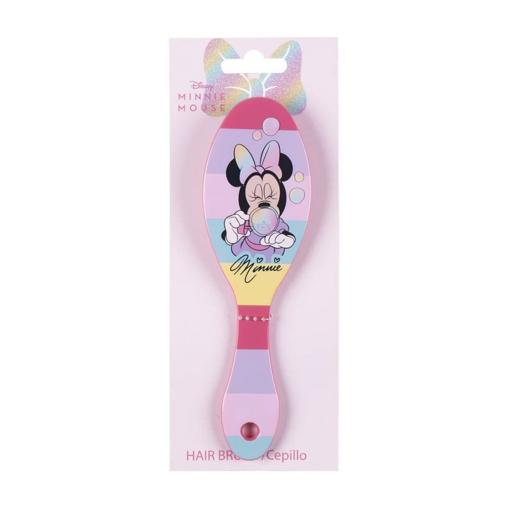 Detangling Hairbrush Minnie Mouse Pink