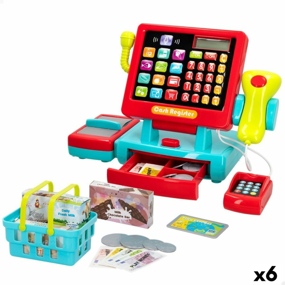 Toy Cash Register PlayGo 31 x 22 x 14,5 cm 6 Units