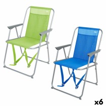 Gepolsterte Campingstuhl Aktive 44 x 74 x 45 cm (6 Stück)