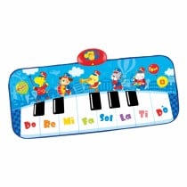 Piano jouet Winfun 90 x 0,5 x 38 cm Bleu animaux (6 Unités)