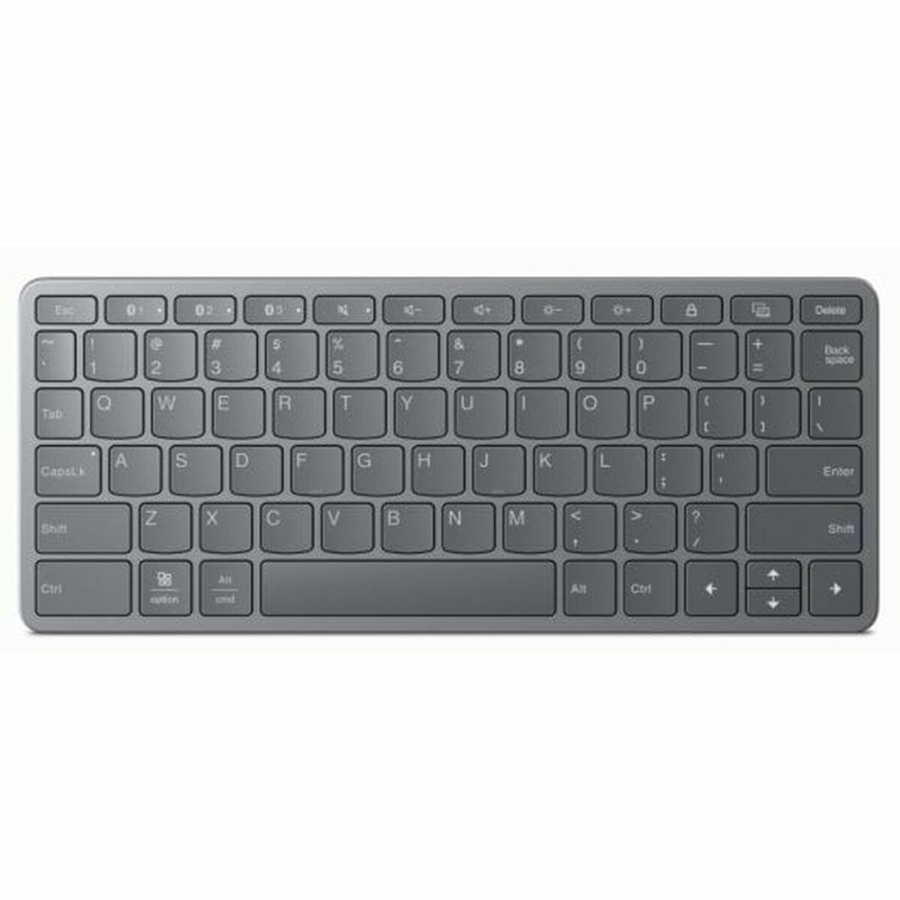 Keyboard Lenovo Silver Spanish Qwerty