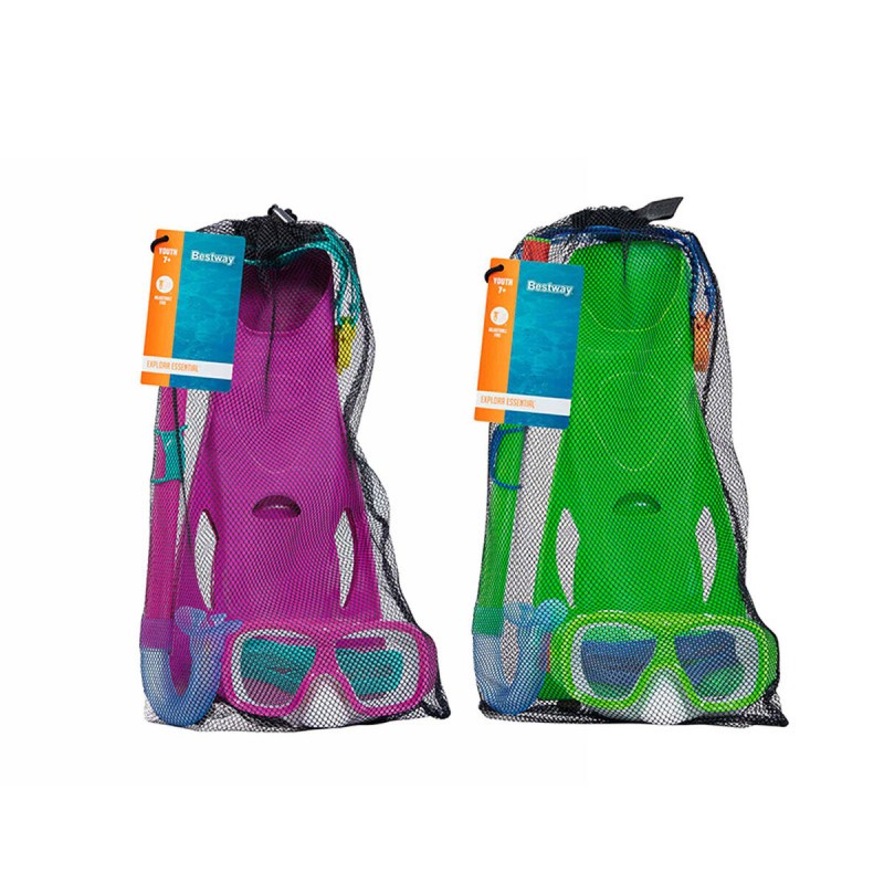 Diving Goggles with Snorkle and Fins Bestway 37-41 (1 Unit)