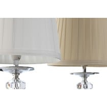 Lampe de bureau Home ESPRIT Blanc Beige Métal 25 W 220 V 22 x 22 x 45 cm (2 Unités)