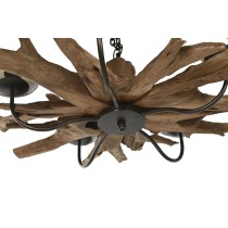 Ceiling Light Home ESPRIT Iron Teak 90 x 90 x 35 cm