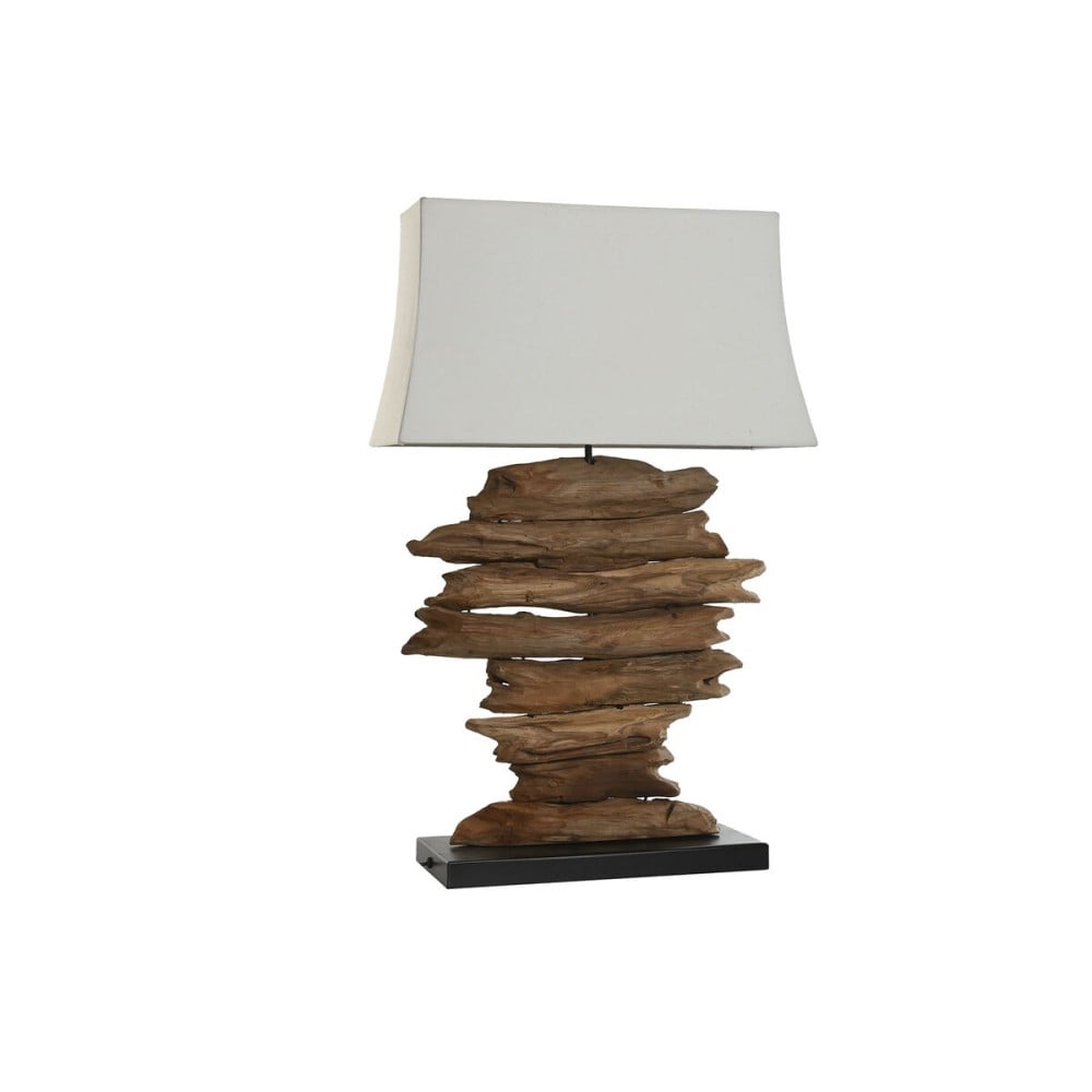 Desk lamp Home ESPRIT Iron Teak 50 X 22 X 80 cm