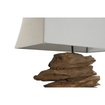 Lampe de bureau Home ESPRIT Fer bois de teck 50 X 22 X 80 cm