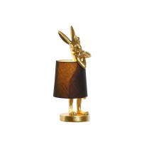 Tischlampe Home ESPRIT Schwarz Gold Harz 40 W 220 V 16 x 16 x 43 cm