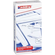 Permanent marker Edding 400-03 Blue 1 mm (10 Units)