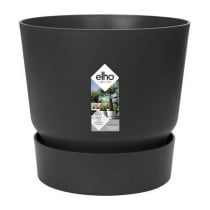 Pot Elho Greenville Noir Plastique Rond Ronde Ø 40 cm Ø 39 x 36,8 cm