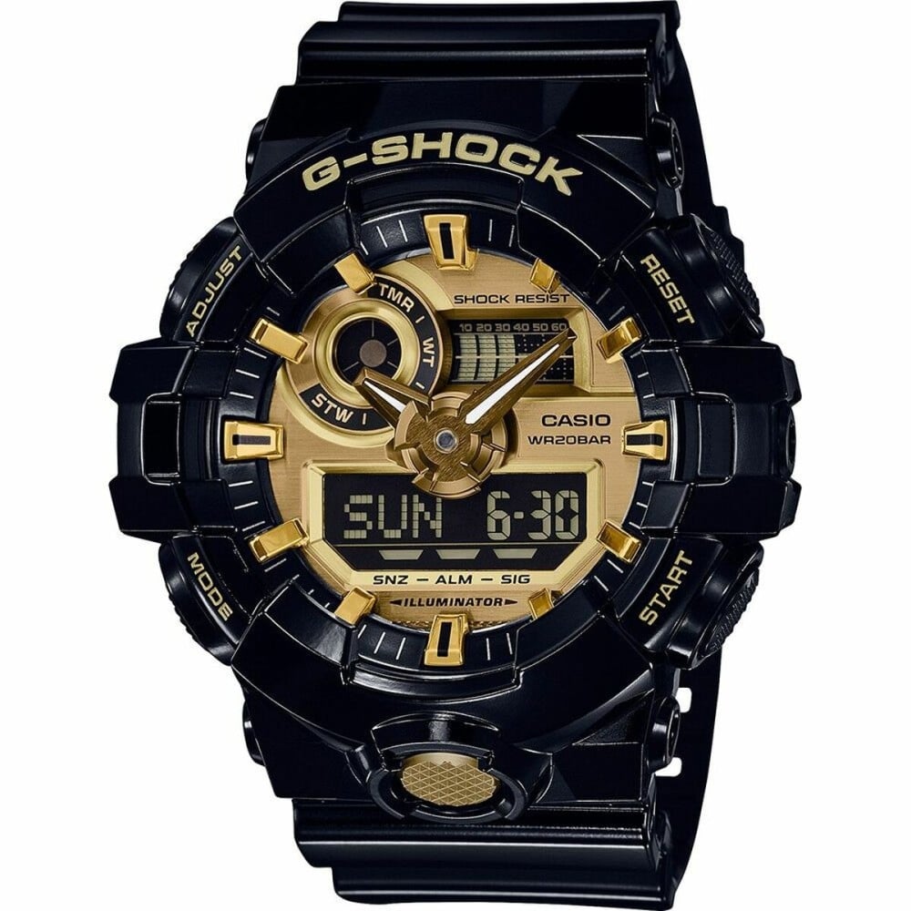 Montre Homme Casio G-Shock GA-710 Ø 49 mm Noir Or