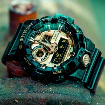 Montre Homme Casio G-Shock GA-710 Ø 49 mm Noir Or