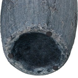 Vase Alexandra House Living Gris Céramique 17 x 42 cm