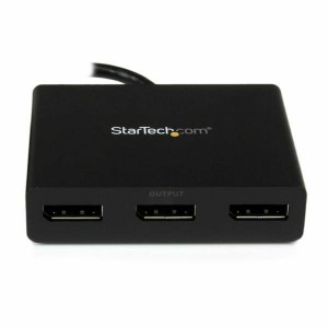 Hub USB Startech MSTDP123DP Noir