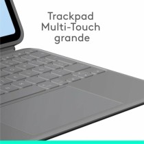 Housse pour Tablette Logitech iPad Air 2024  iPad Air 2022 Gris Espagnol Qwerty QWERTY