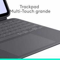 Housse pour Tablette Logitech iPad Pro 2024 Noir Espagnol Qwerty QWERTY