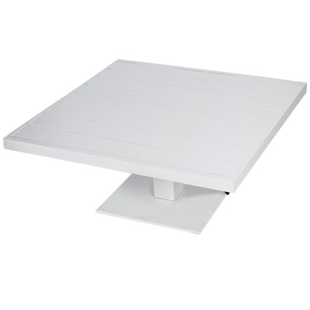 Table Alexandra House Living Blanc 101 x 101 cm Réglable