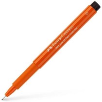 Felt-tip pens Faber-Castell Pitt Artist Fineliner S Dark Orange (10 Units)