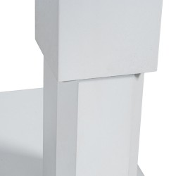 Table Alexandra House Living Blanc 101 x 101 cm Réglable