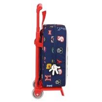 Cartable à roulettes Mickey Mouse Clubhouse Only one Blue marine 22 x 27 x 10 cm