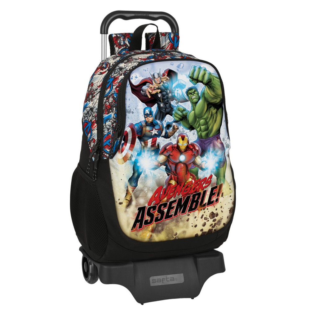 Schulrucksack mit Rädern The Avengers Forever Bunt 32 x 44 x 16 cm