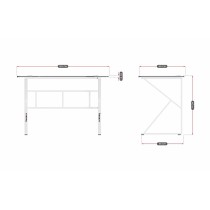 Desk Huzaro HZ-Hero 1.6 White White