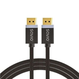 DisplayPort Cable Savio CL-166 Black 2 m