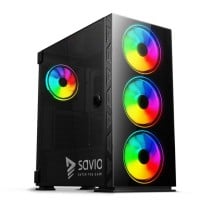 Boîtier ATX semi-tour Savio SAVGC-PRIMEX1 Noir