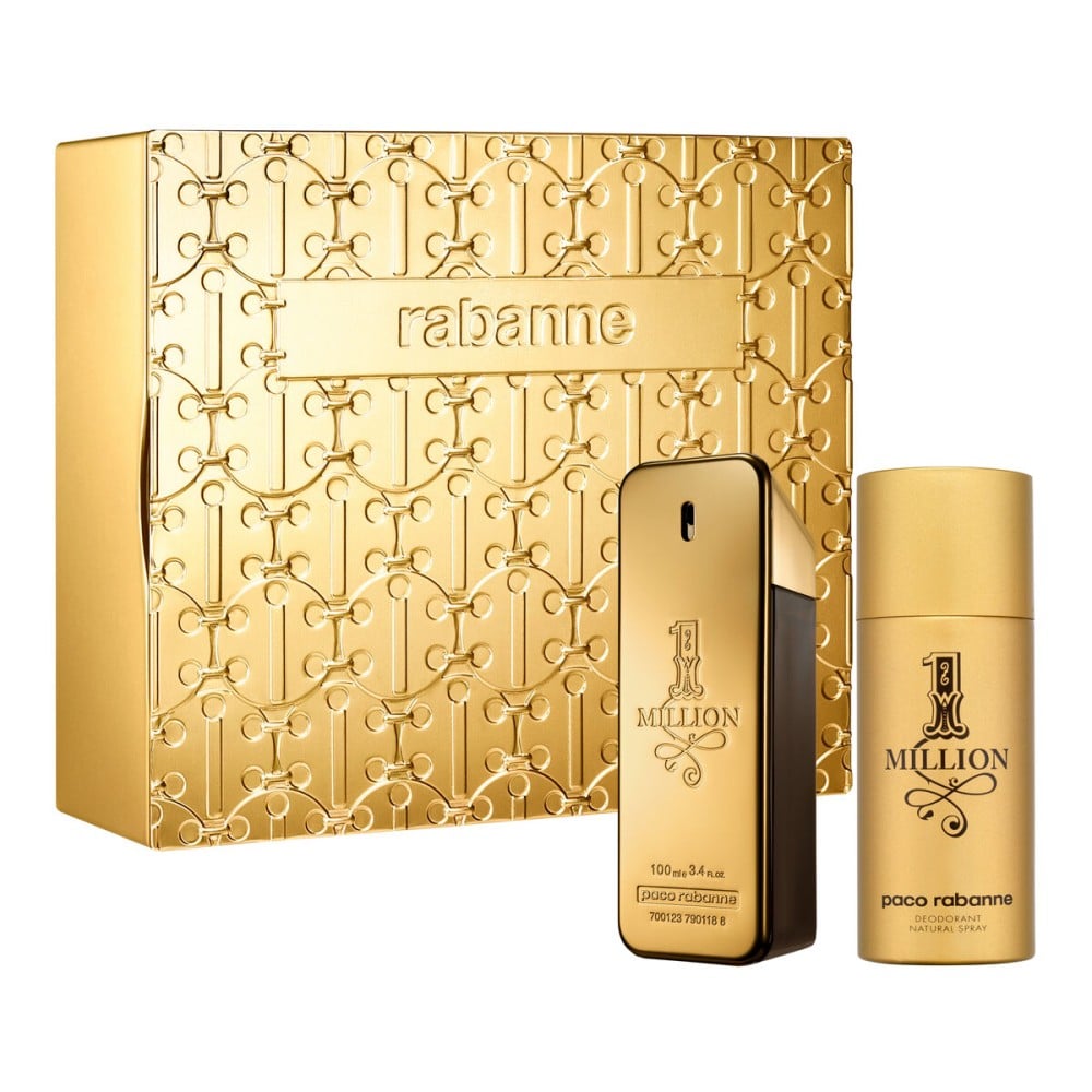 Set mit Herrenparfüm Paco Rabanne EDT One million 2 Stücke