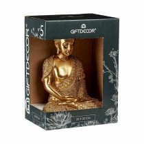 Decorative Figure Buddha Sitting Golden 18 x 33 x 22,5 cm (4 Units)