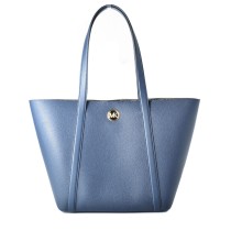 Damen Handtasche Michael Kors HADLEIGH NAVY Blau 29 X 30 X 8 CM