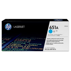 Original Toner HP 651A Schwarz Türkis