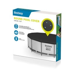 Bâches de piscine Bestway Noir Ø 370 cm