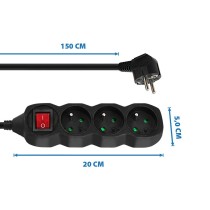 Réglette Esperanza ELK210K (1,5 m)