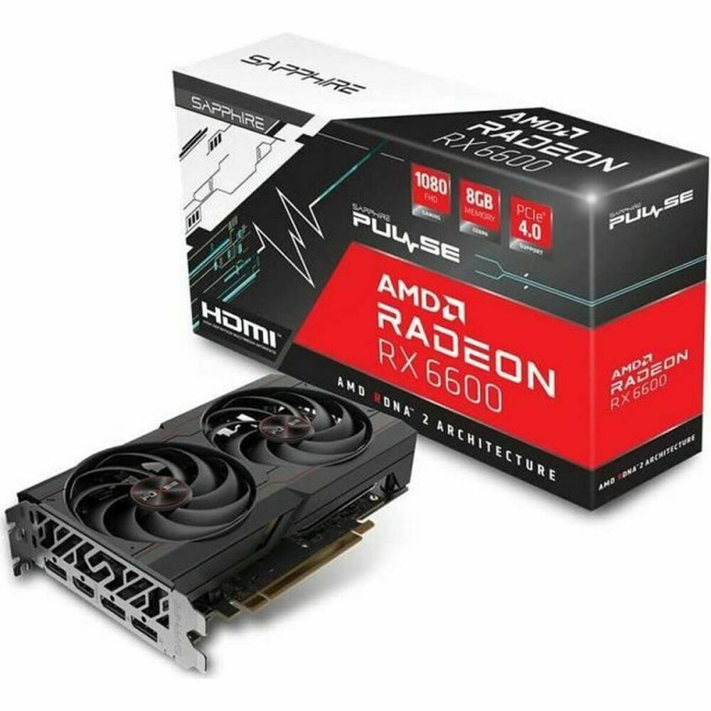 Carte Graphique Sapphire PULSE GDDR6 AMD Radeon RX 6600 8 GB