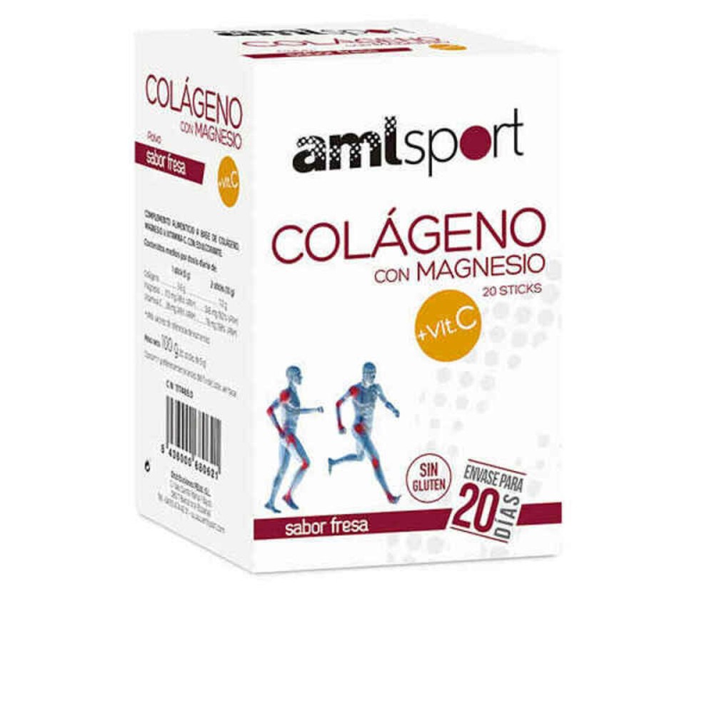 Supplément Alimentaire Amlsport Collagène Magnésium Vitamine C (20 uds)