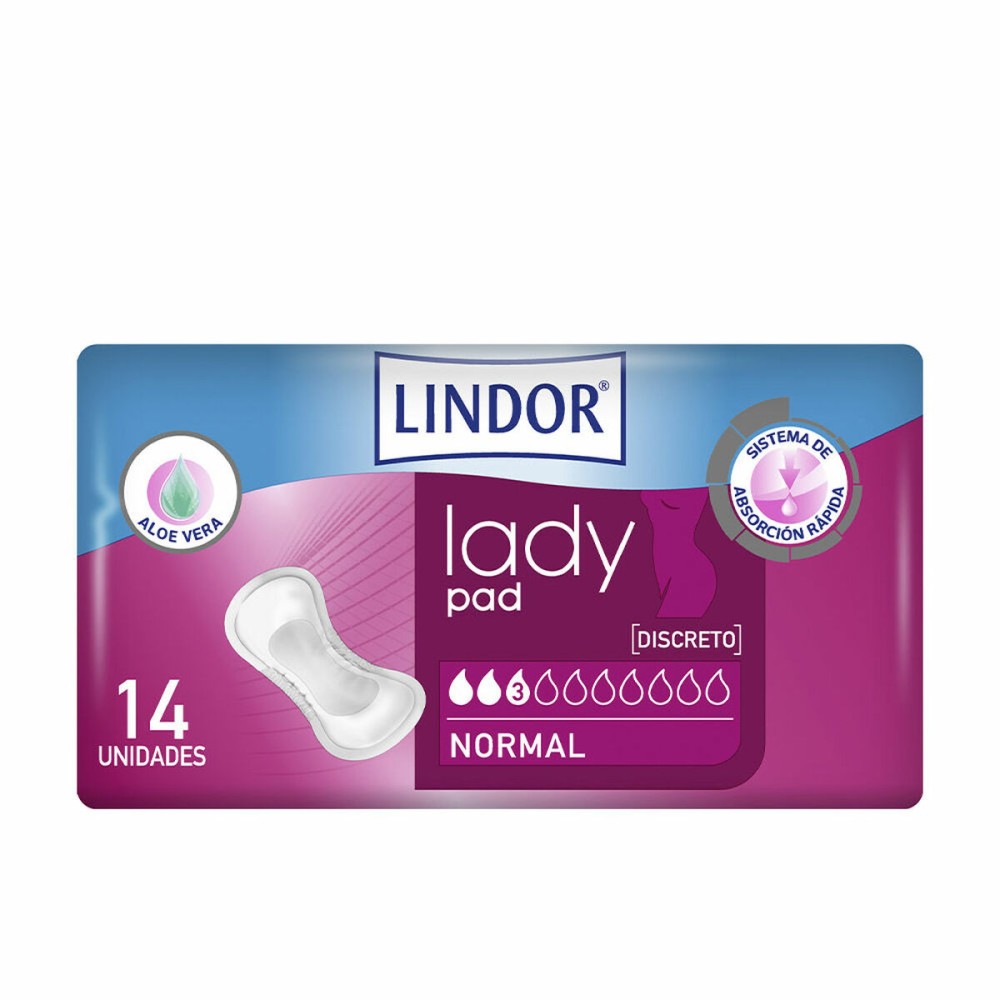 Normal-Binden ohne Flügel Lindor Lady Pad 14 Stück