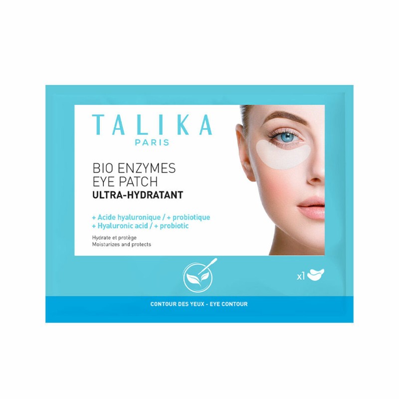 Patchs pour le contour des yeux Talika Bio Enzymes Jetable Hydratation profonde 2 Unités