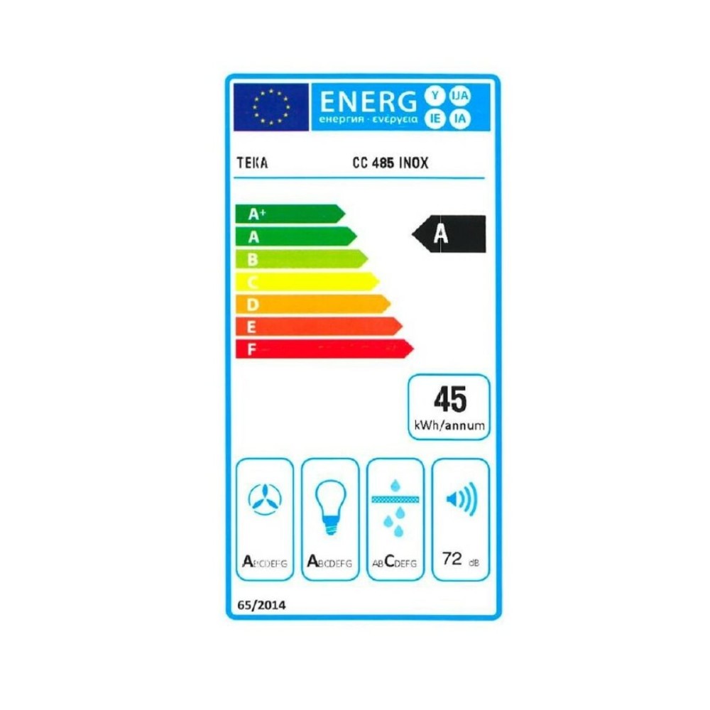 Hotte standard Teka 218721 40 cm 771 m3/h 72 dB 286W