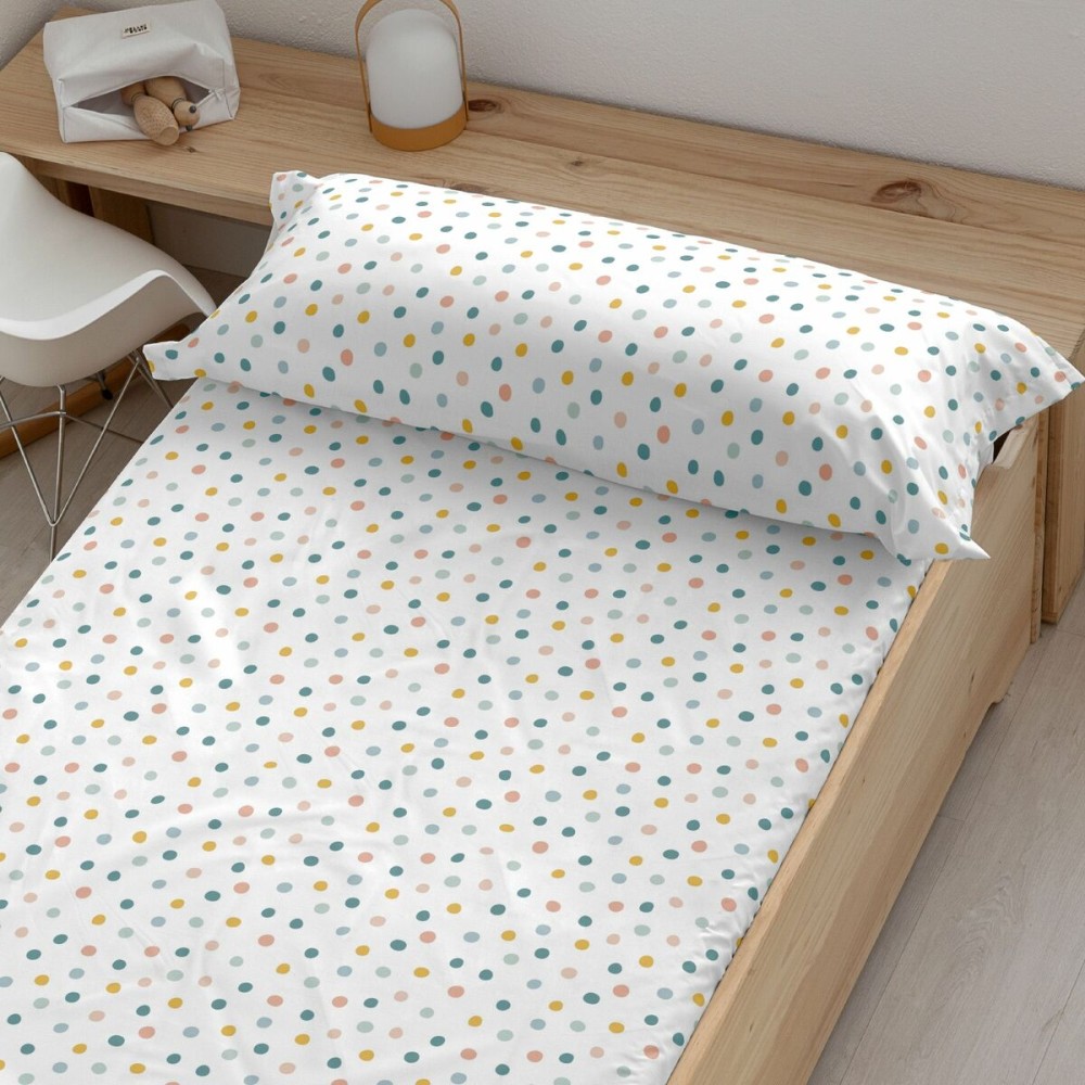 Fitted bottom sheet Kids&Cotton Kibo Multicolour 90 x 200 cm