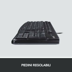 Tastatur Logitech Schwarz Qwerty Spanisch