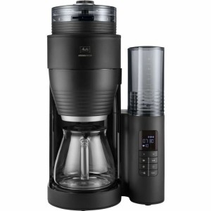 Cafetière goutte à goutte Melitta AROMAFRESH GLASS X BLACK-SILV 1 Noir Noir mat 1,25 L