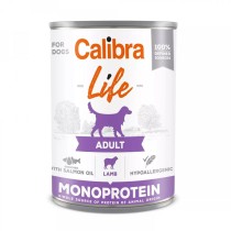 Alimentation humide Calibra CALIBRA Life Adult Monoprotein Lamb 400 g