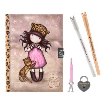 Agenda avec accessoires Gorjuss Purrrrrfect love Léopard 25 x 25 x 2.8 cm