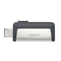 USB Pendrive SanDisk Ultra Dual Drive Schwarz Grau 256 GB (1 Stück)