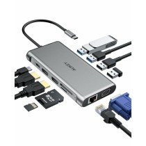 Hub USB Aukey CB-C78 Noir