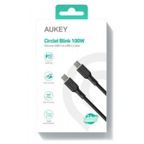 USB-C zu USB-C-Kabel Aukey CB-SCC101 Schwarz 1 m