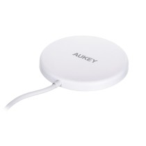 Chargeur sans fil Aukey Aircore Blanc