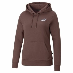 Sweat à capuche femme Puma Marron